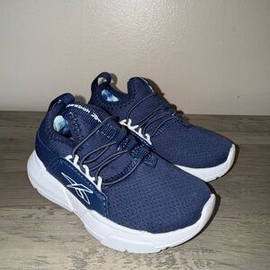 Reebok Kids Navy and White Athletic Sneakers